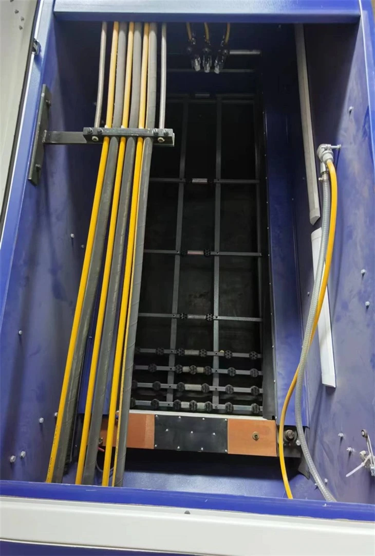 automatic glass sandblasting machine inner detail