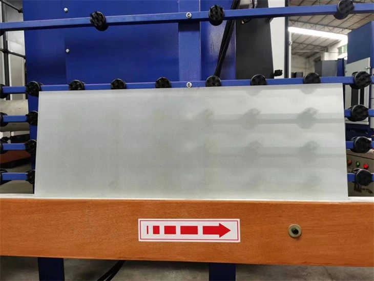 automatic glass sandblasting machine rendering